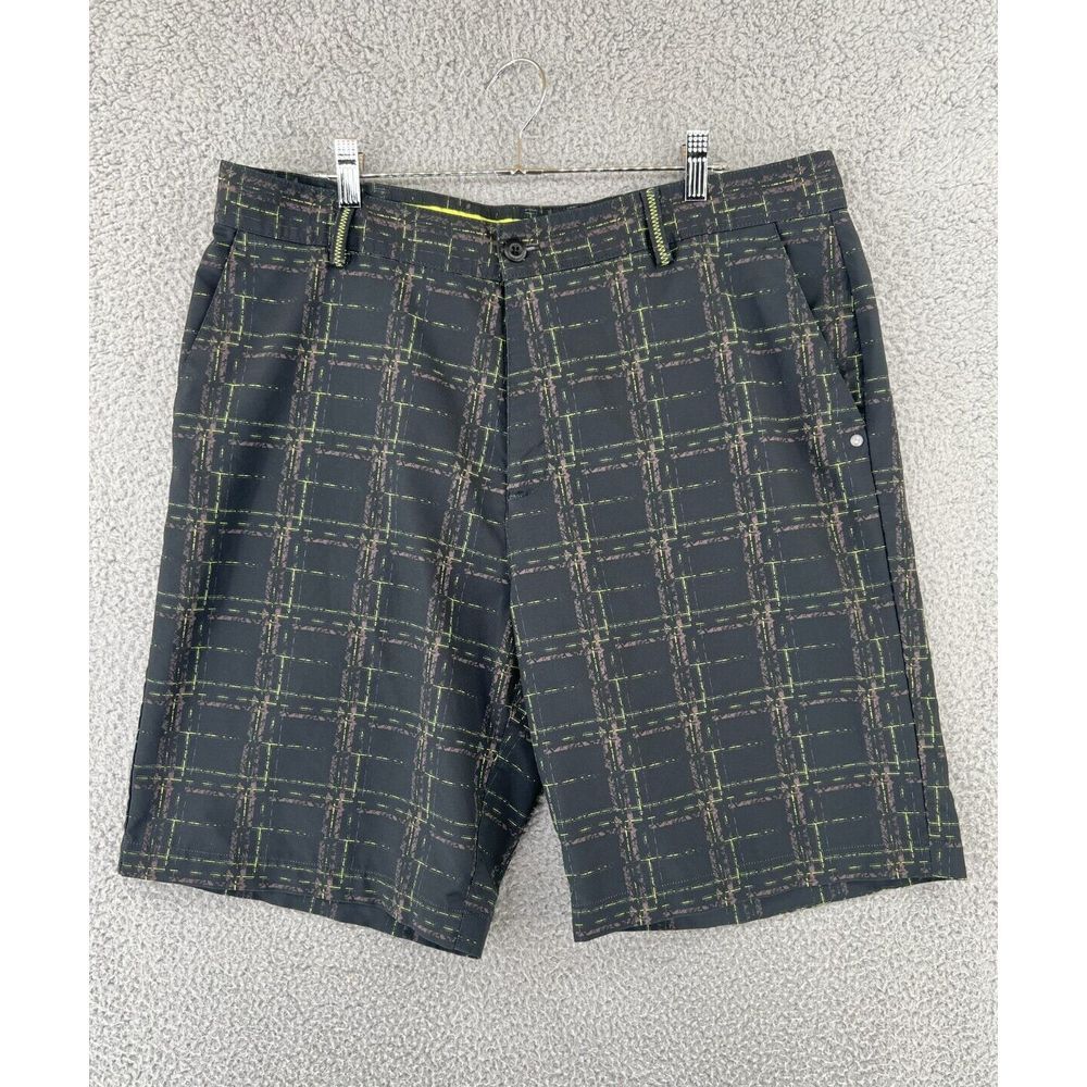 Under Armour Men's‎ Size 38 Multicolor Golf Shorts Stretch Plaid 10" Inseam